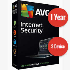 AVG Internet Security 3 PCs 1 Year