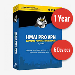 HMA VPN For 10 Devices 1 Year 