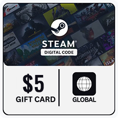 Steam Wallet Gift Card 5 USD Global